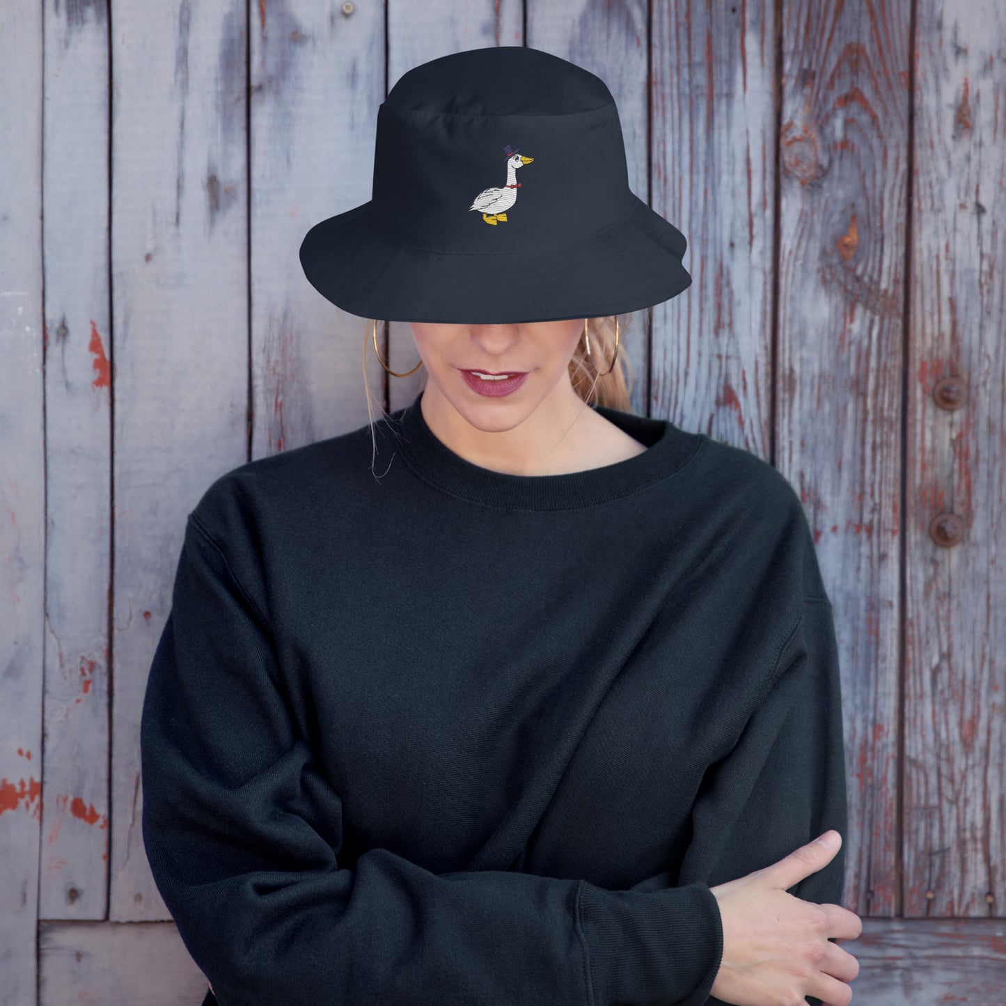 Unisex Bucket Hat - Goosebump Goose (Embroidered)