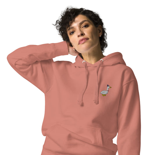 Unisex Hoodie - Goosebump Goose (Embroidered)